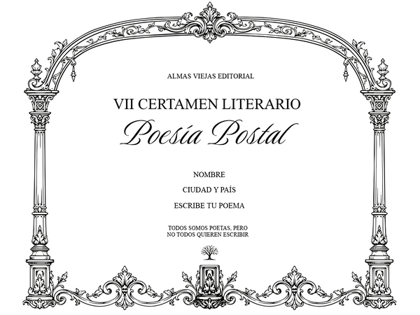 VII CERTAMEN LITERARIO POESÍA POSTAL