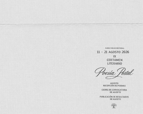 IX CERTAMEN LITERARIO POESÍA POSTAL