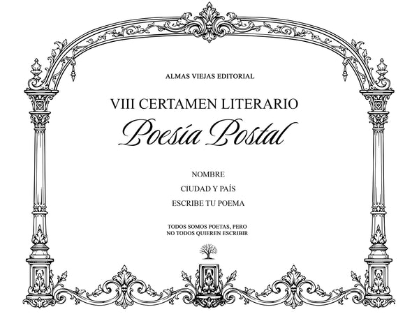 VIII CERTAMEN LITERARIO POESÍA POSTAL